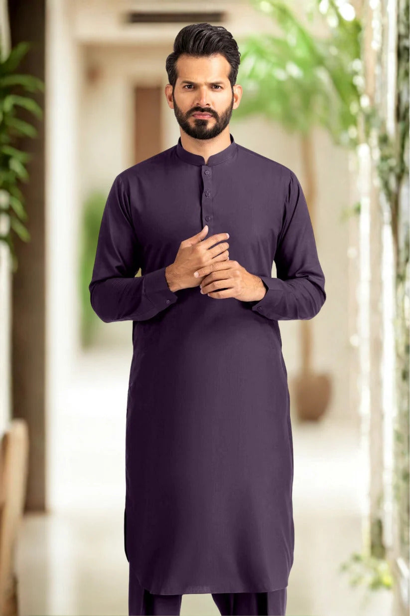 Gul Ahmed Men’s Premium Unstitched Wash & Wear