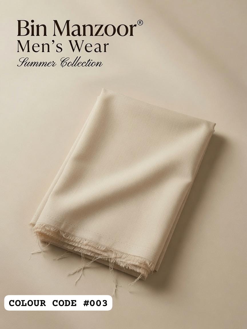 Bin Manzoor MARK X Suiting – Premium Summer Collection